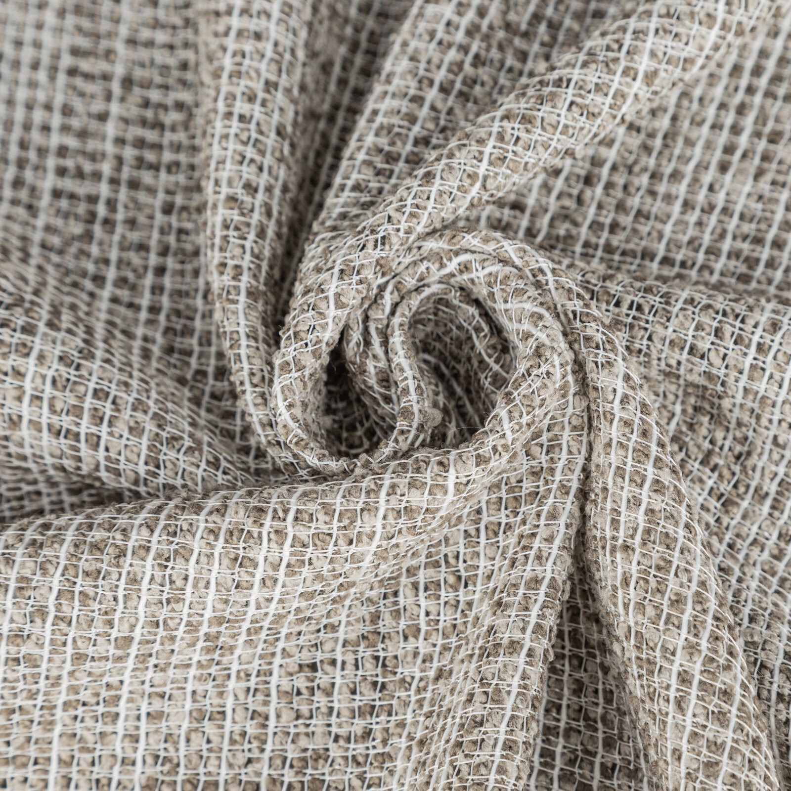 Hotový závěs MEGAN béžový - na průchodkách