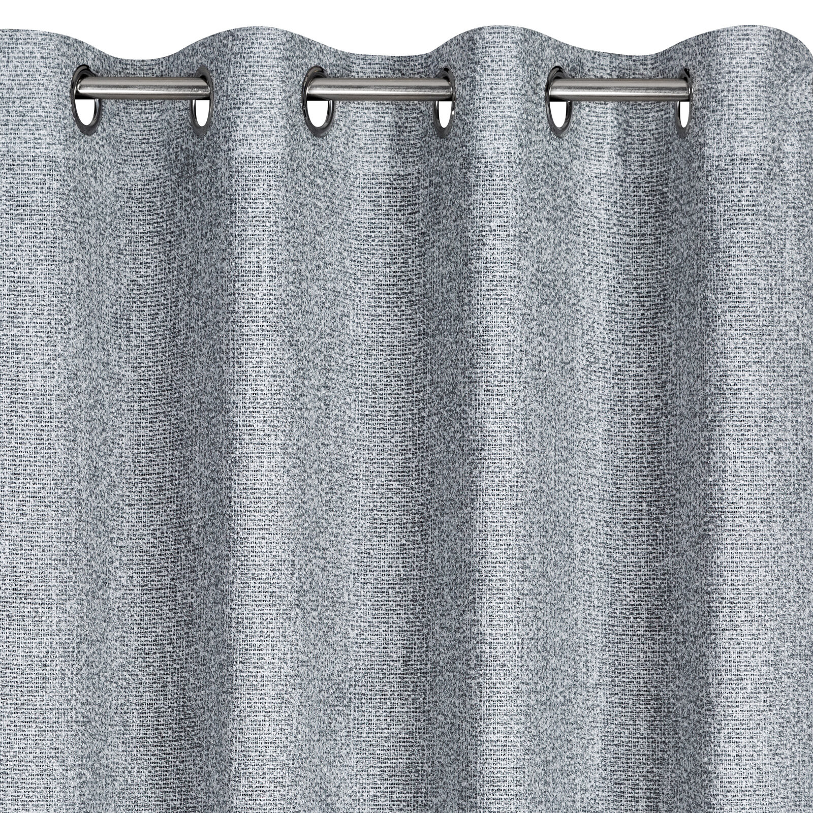 Hotový závěs MEGAN šedý - na průchodkách