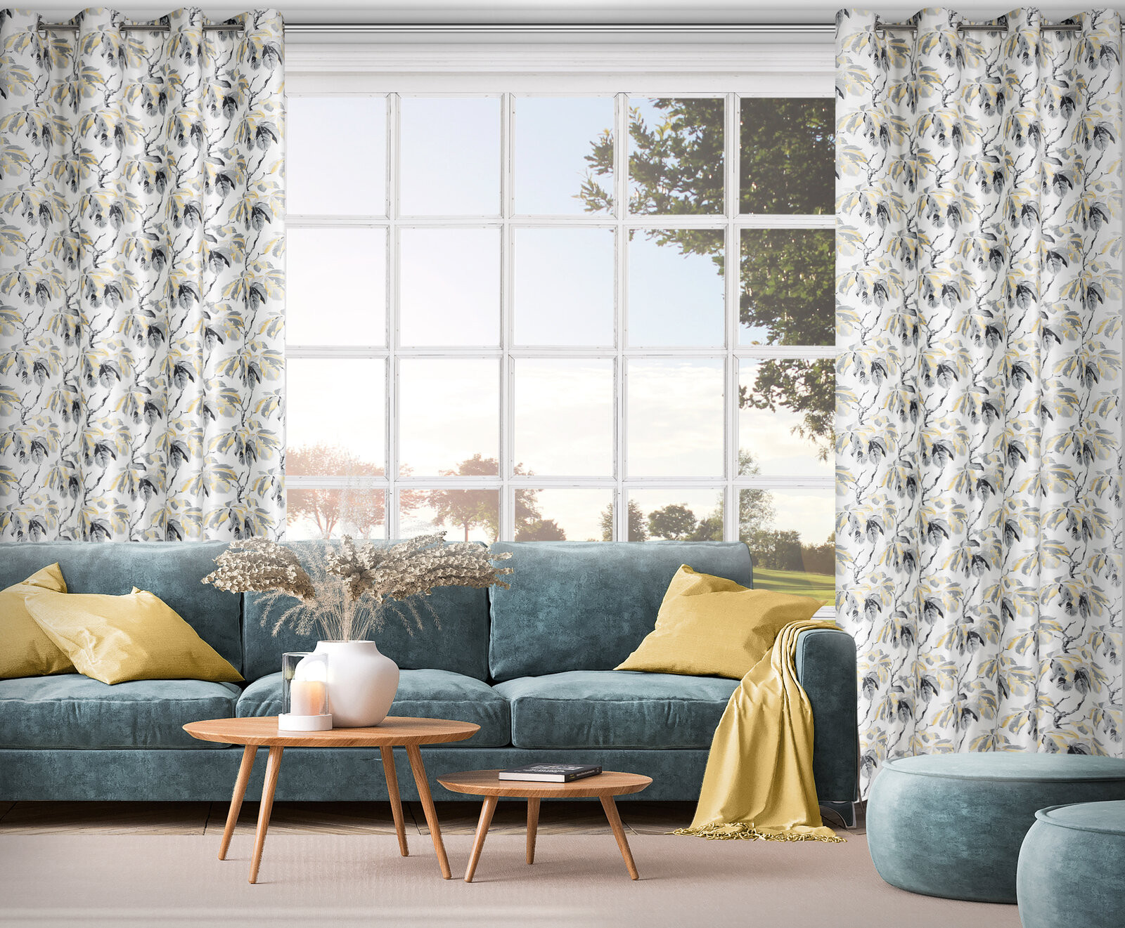 Hotový závěs MELISA vícebarevný - na průchodkách