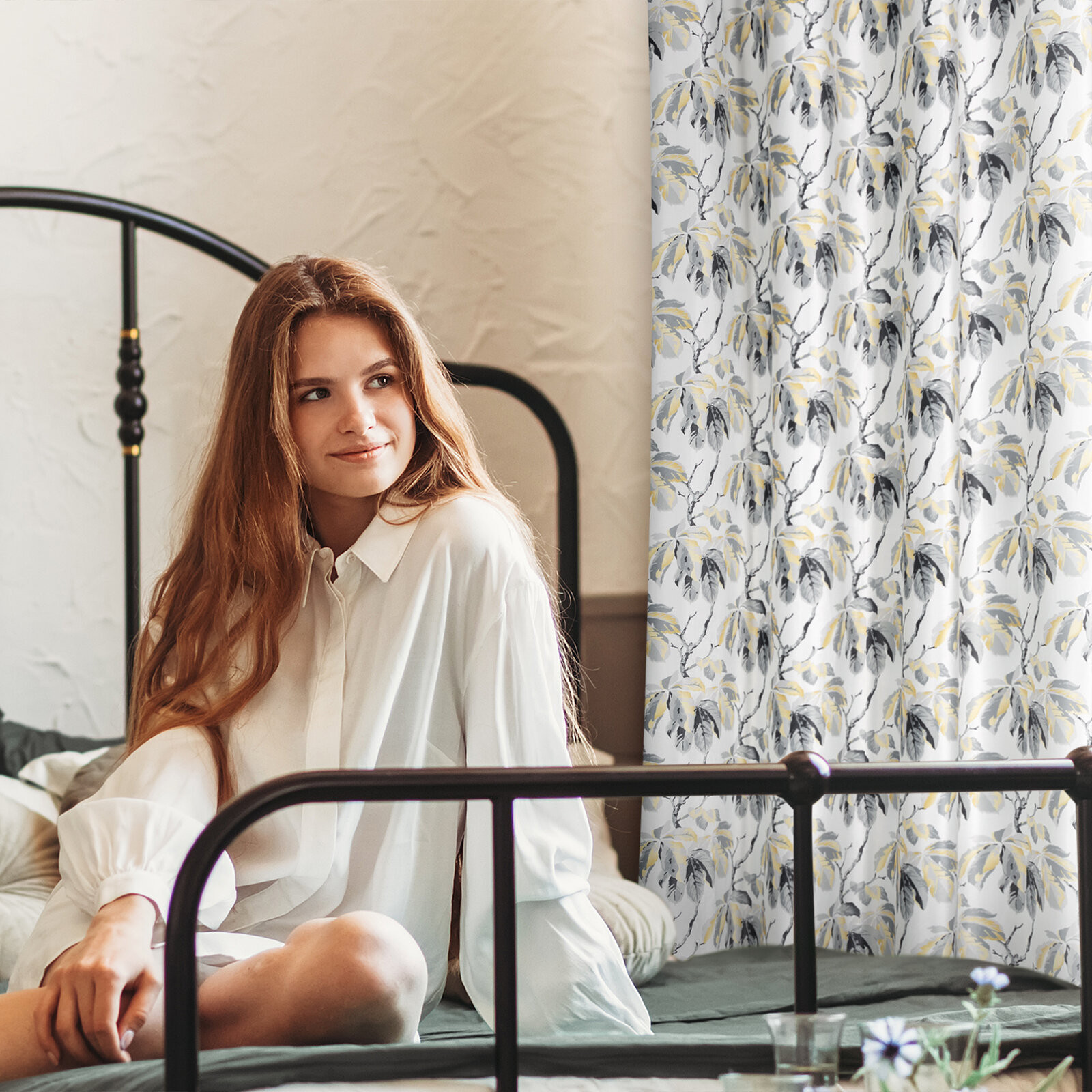 Hotový závěs MELISA vícebarevný - na průchodkách