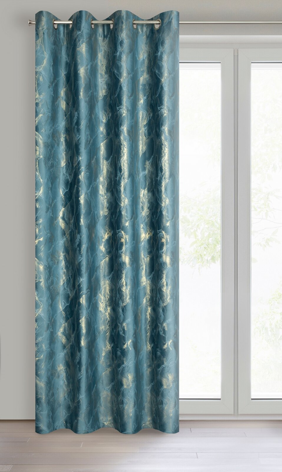 Hotový závěs MELODY granátový - na průchodkách