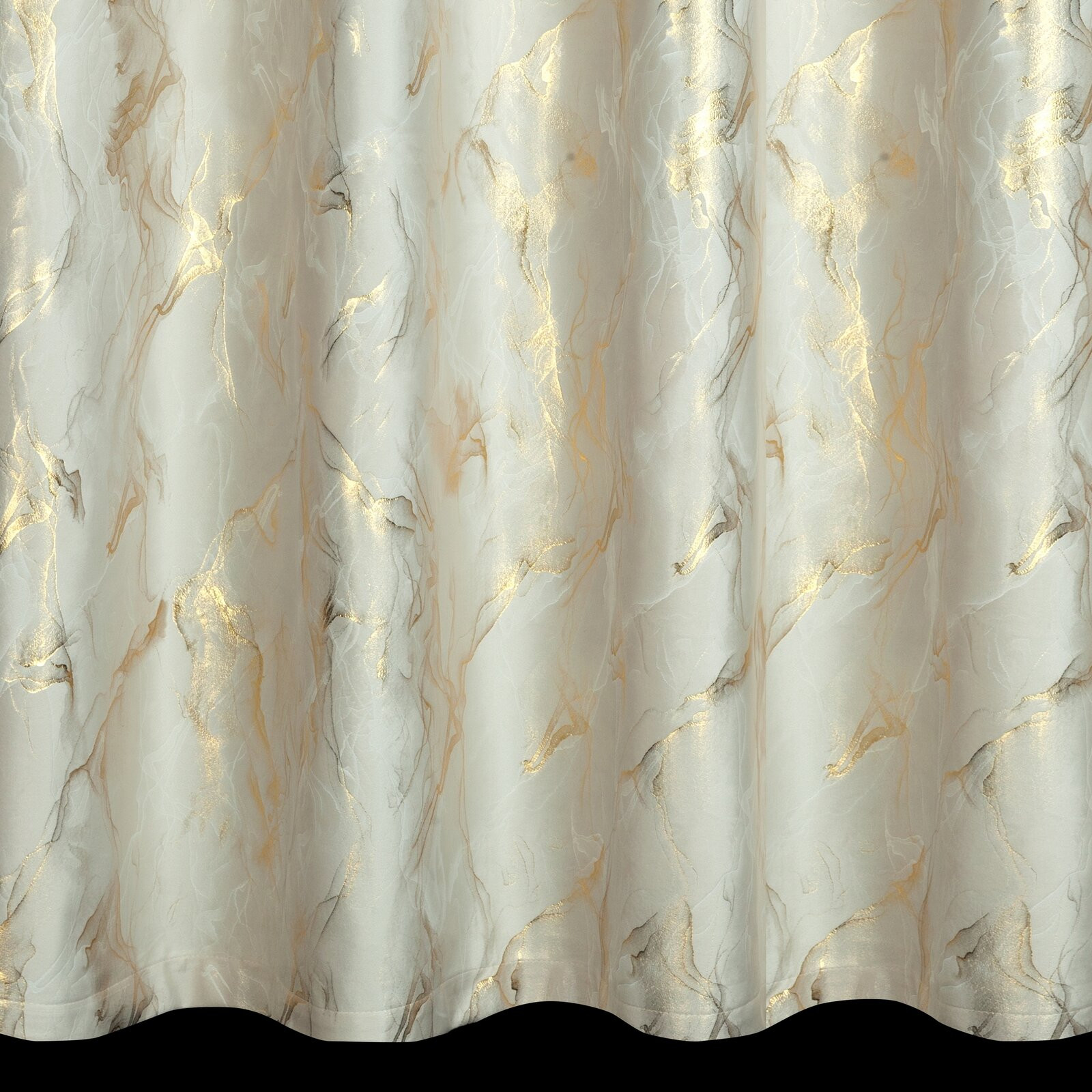 Hotový závěs MELODY krémový - na průchodkách