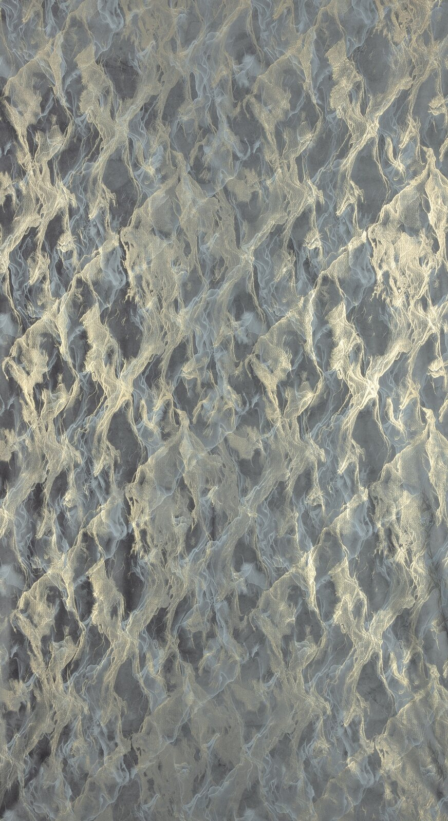 Hotový závěs MELODY ocelový - na průchodkách