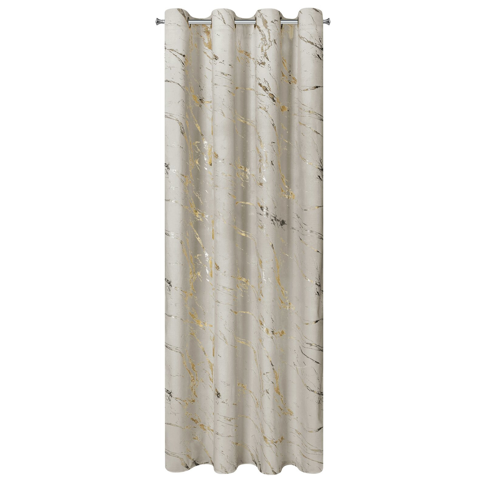 Hotový závěs MOLLY béžový - na průchodkách