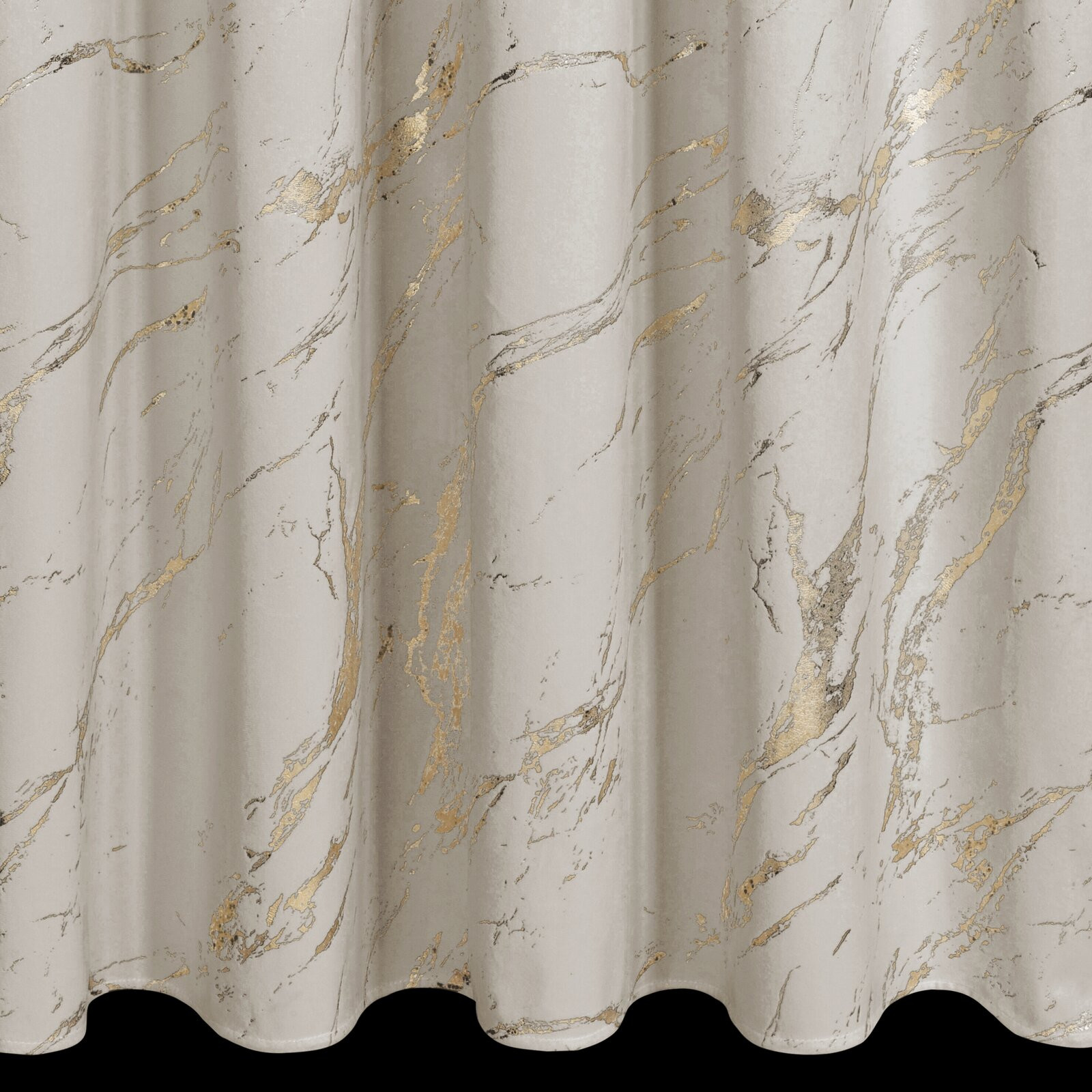 Hotový závěs MOLLY béžový - na průchodkách