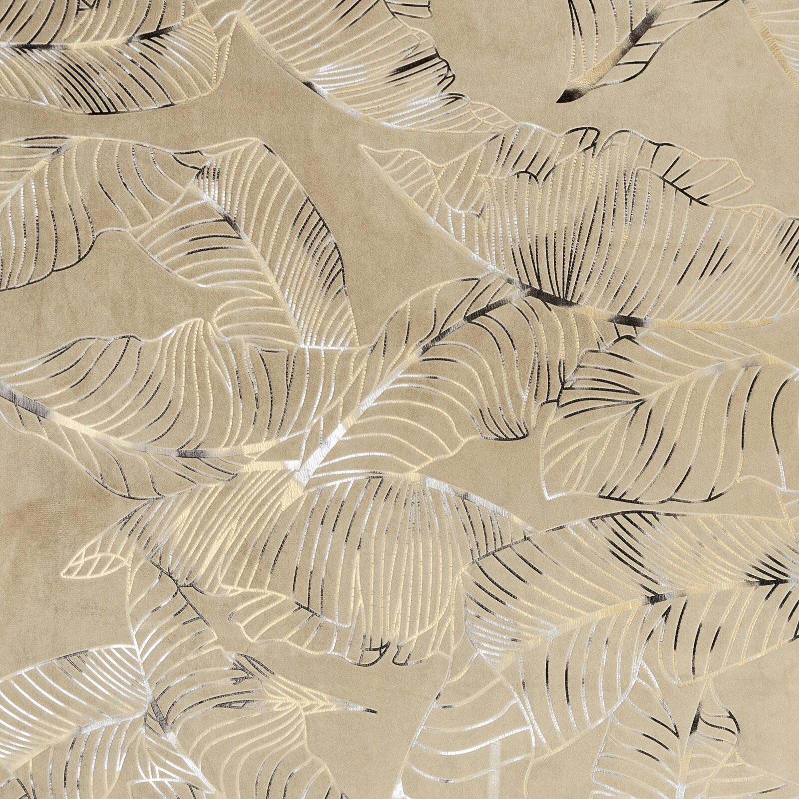 Hotový závěs ODETA béžový - na průchodkách