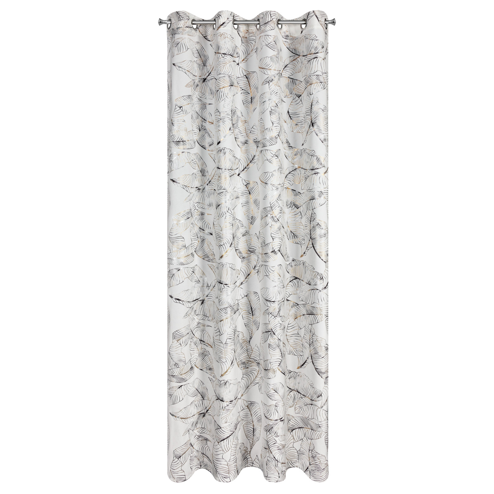 Hotový závěs ODETA bílý - na průchodkách