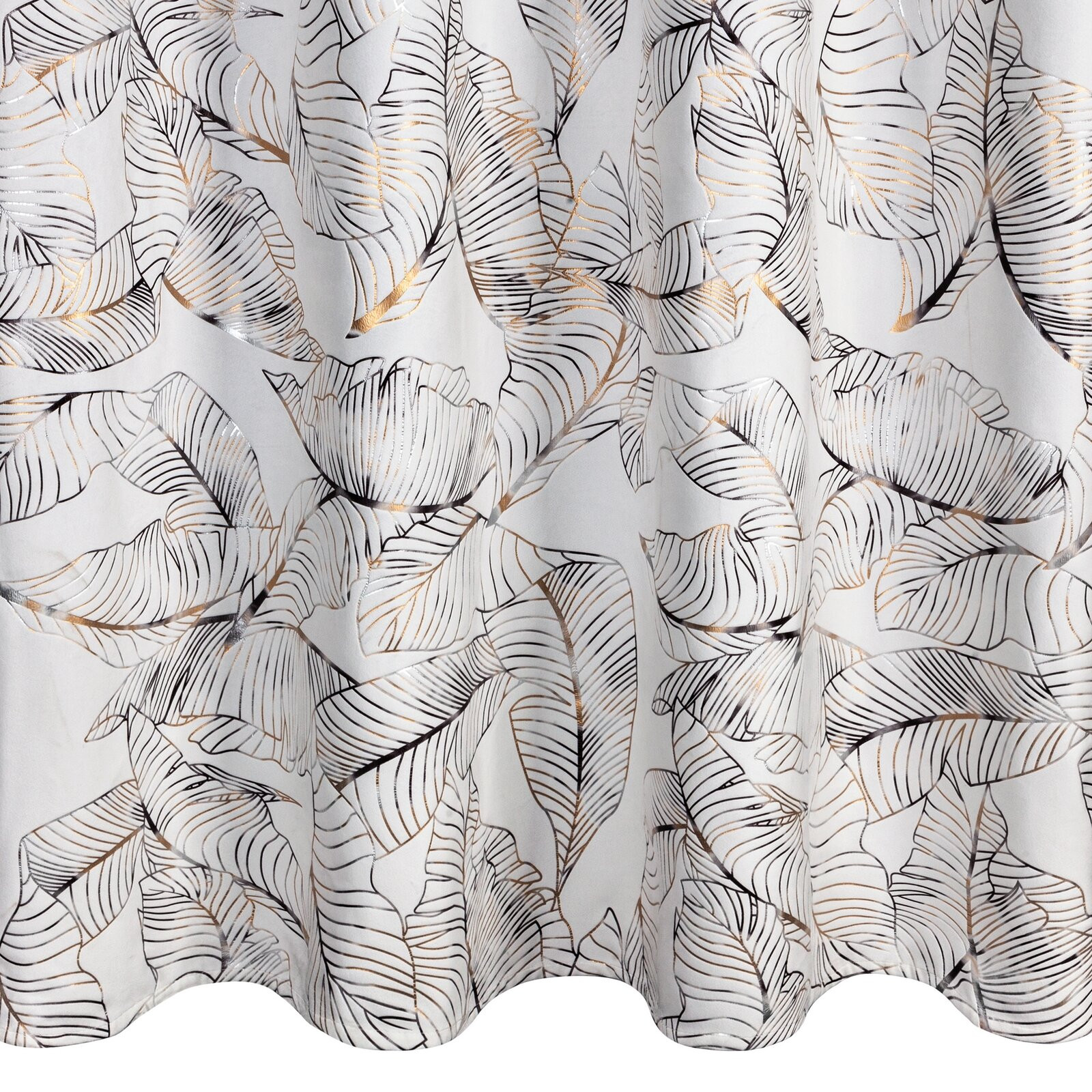 Hotový závěs ODETA bílý - na průchodkách