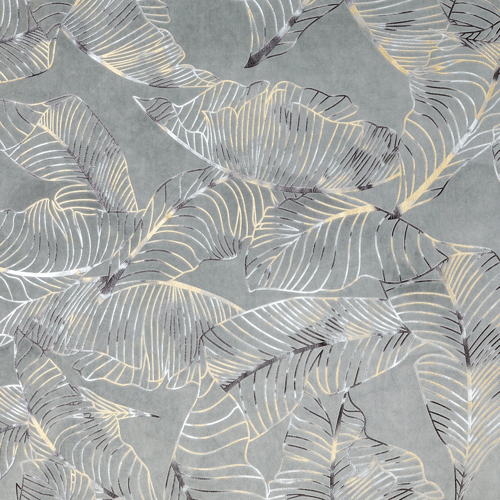 Hotový závěs ODĚTA tmavý ocelový - na průchodkách