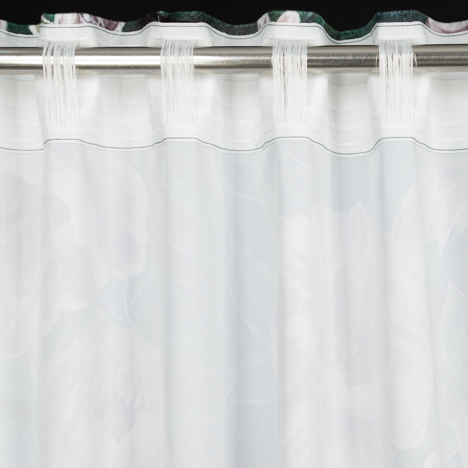 Hotový závěs PALMERA zelený - na pásce