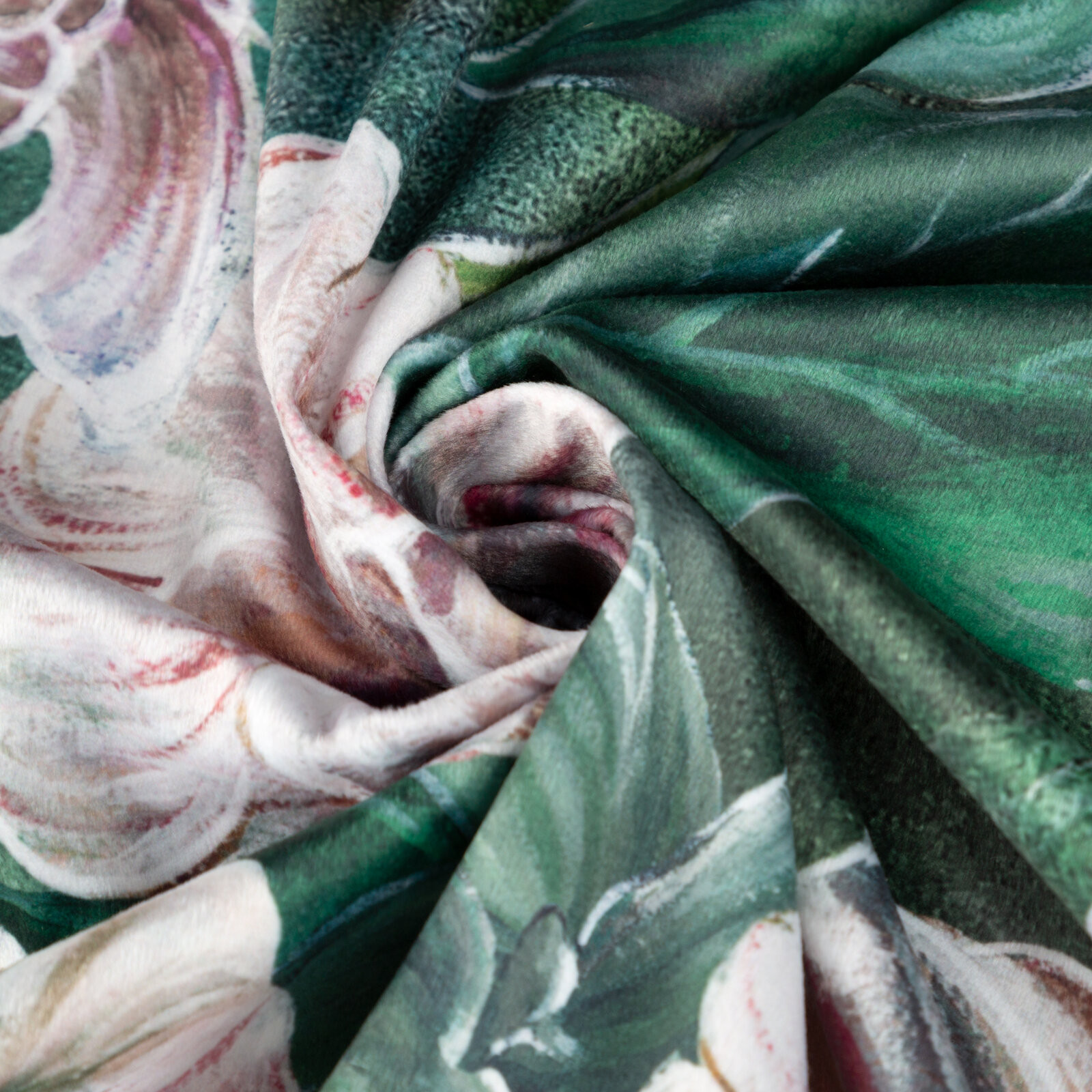 Hotový závěs PALMERA zelený - na pásce