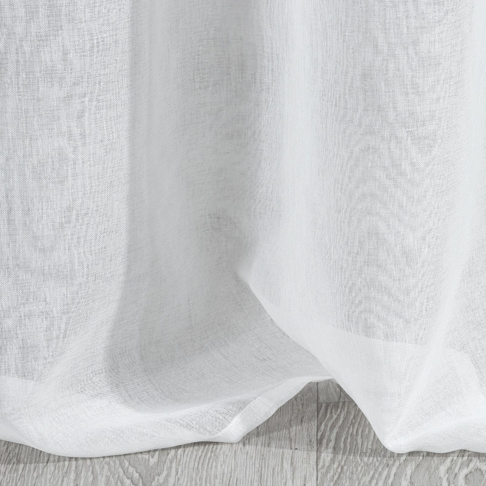 Hotový závěs RAVIA bílý - na průchodkách