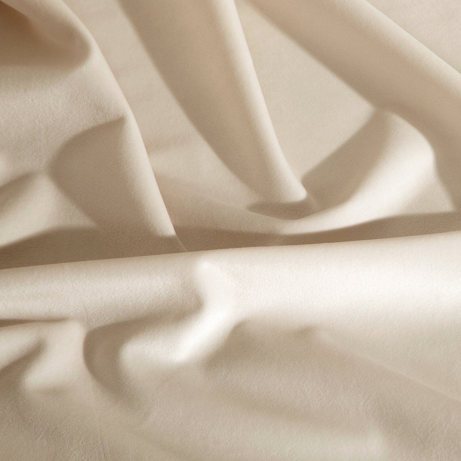 Hotový závěs RIA světle béžový - na pásce