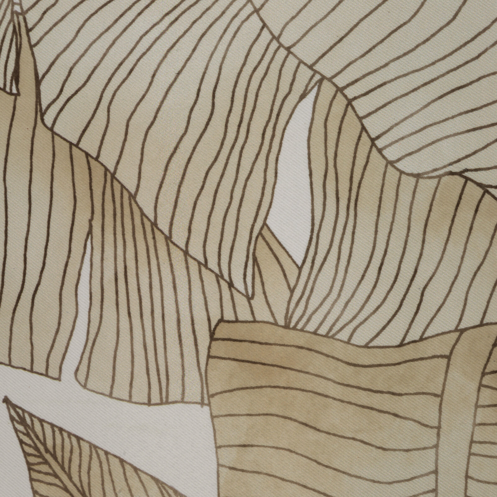 Hotový závěs SAMIRA bílý/béžový - na průchodkách