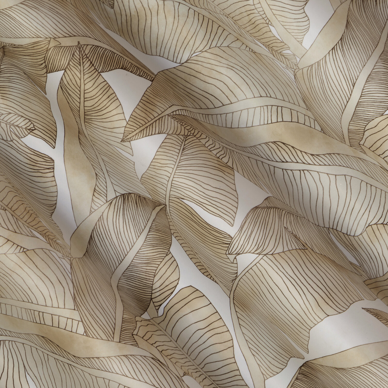 Hotový závěs SAMIRA bílý/béžový - na průchodkách