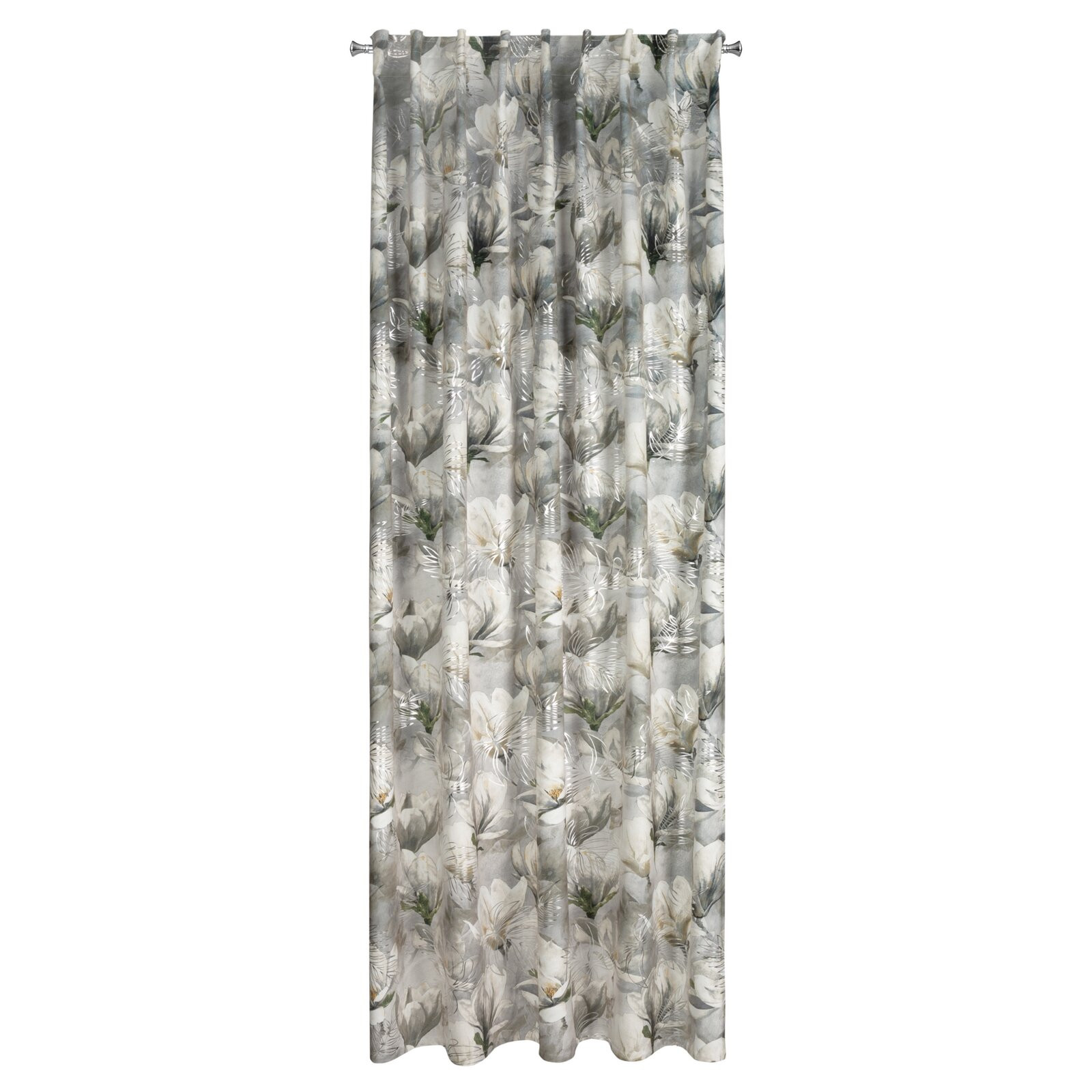 Hotový závěs SANDY ocelový - na pásce