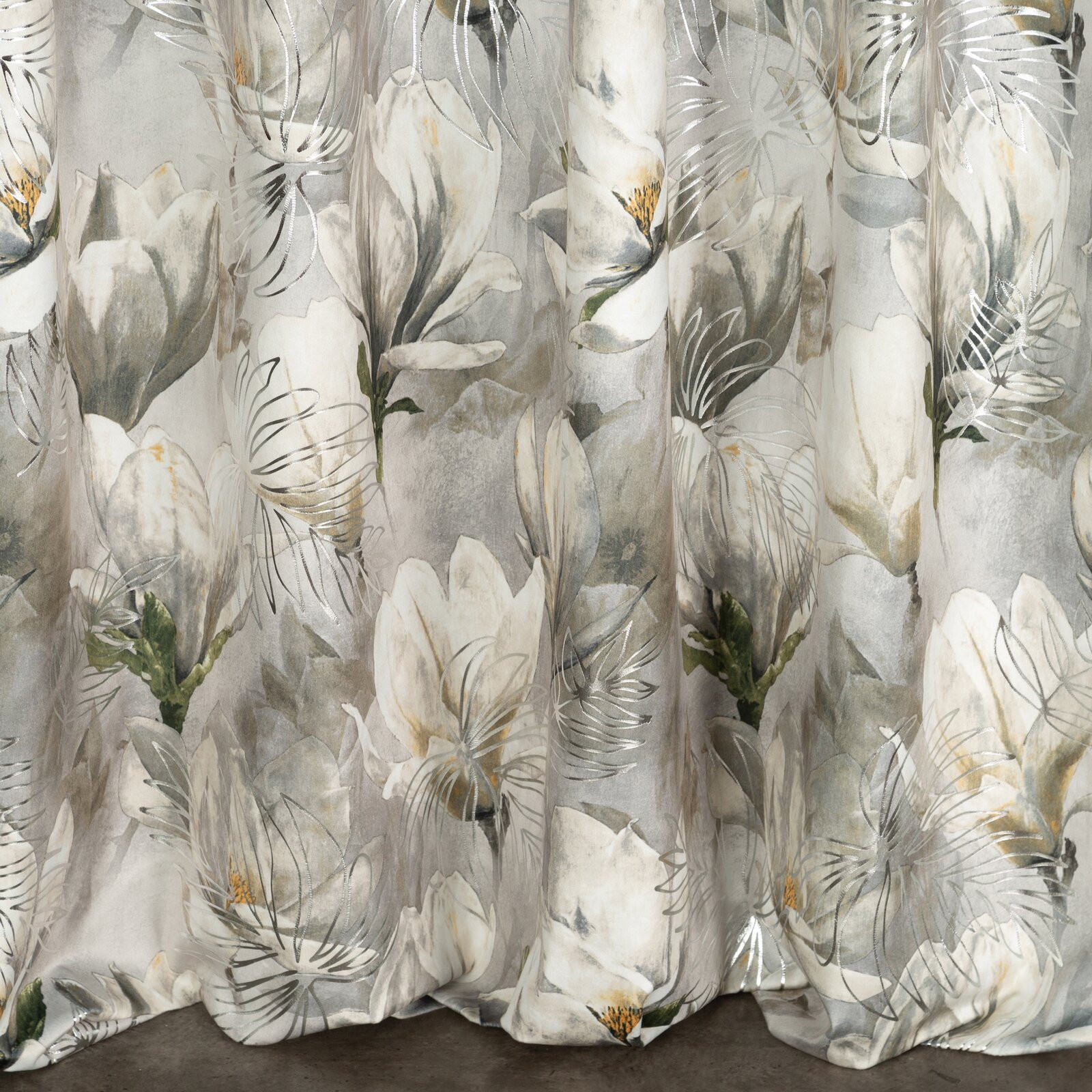 Hotový závěs SANDY ocelový - na pásce