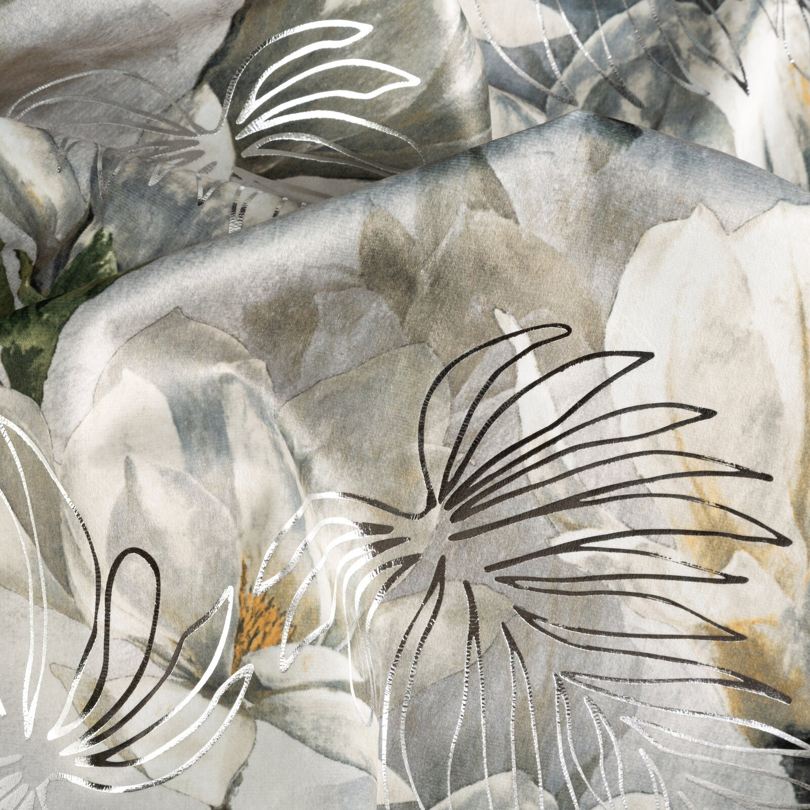 Hotový závěs SANDY ocelový - na pásce