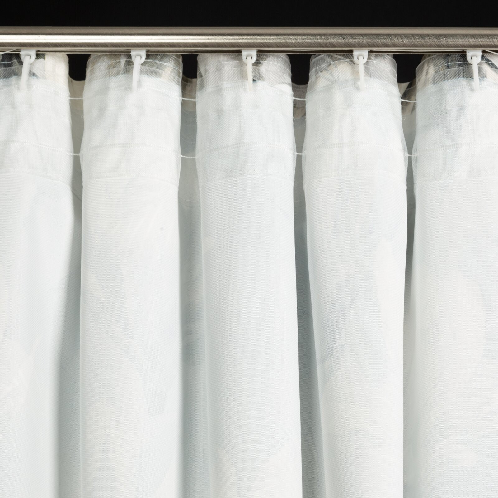 Hotový závěs SANDY ocelový - na pásce