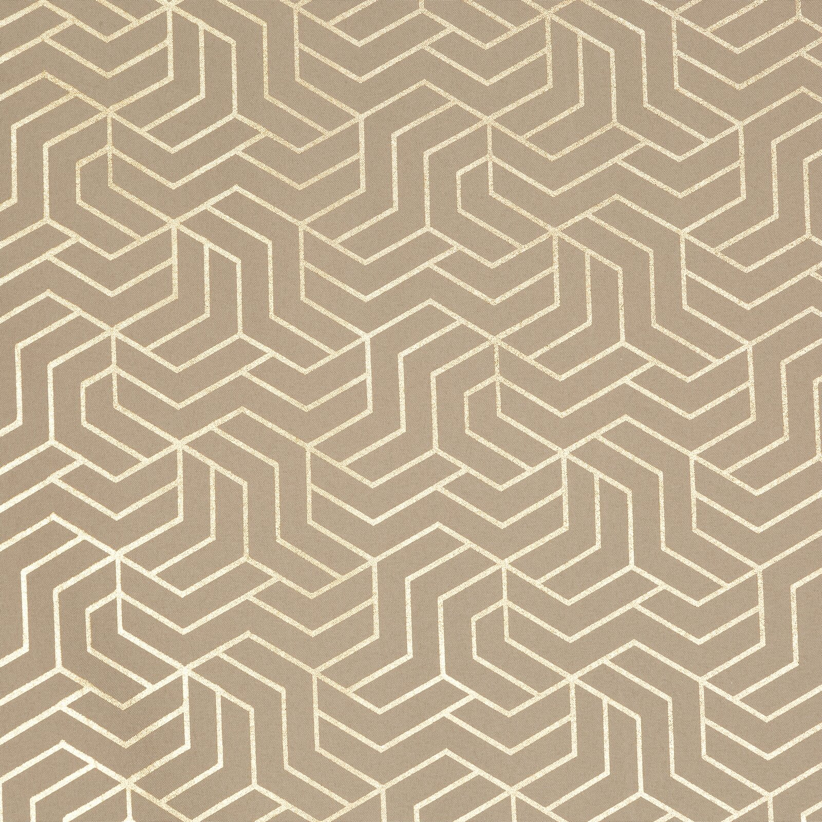 Hotový závěs SEMI cappuccino / šampaňské - na průchodkách