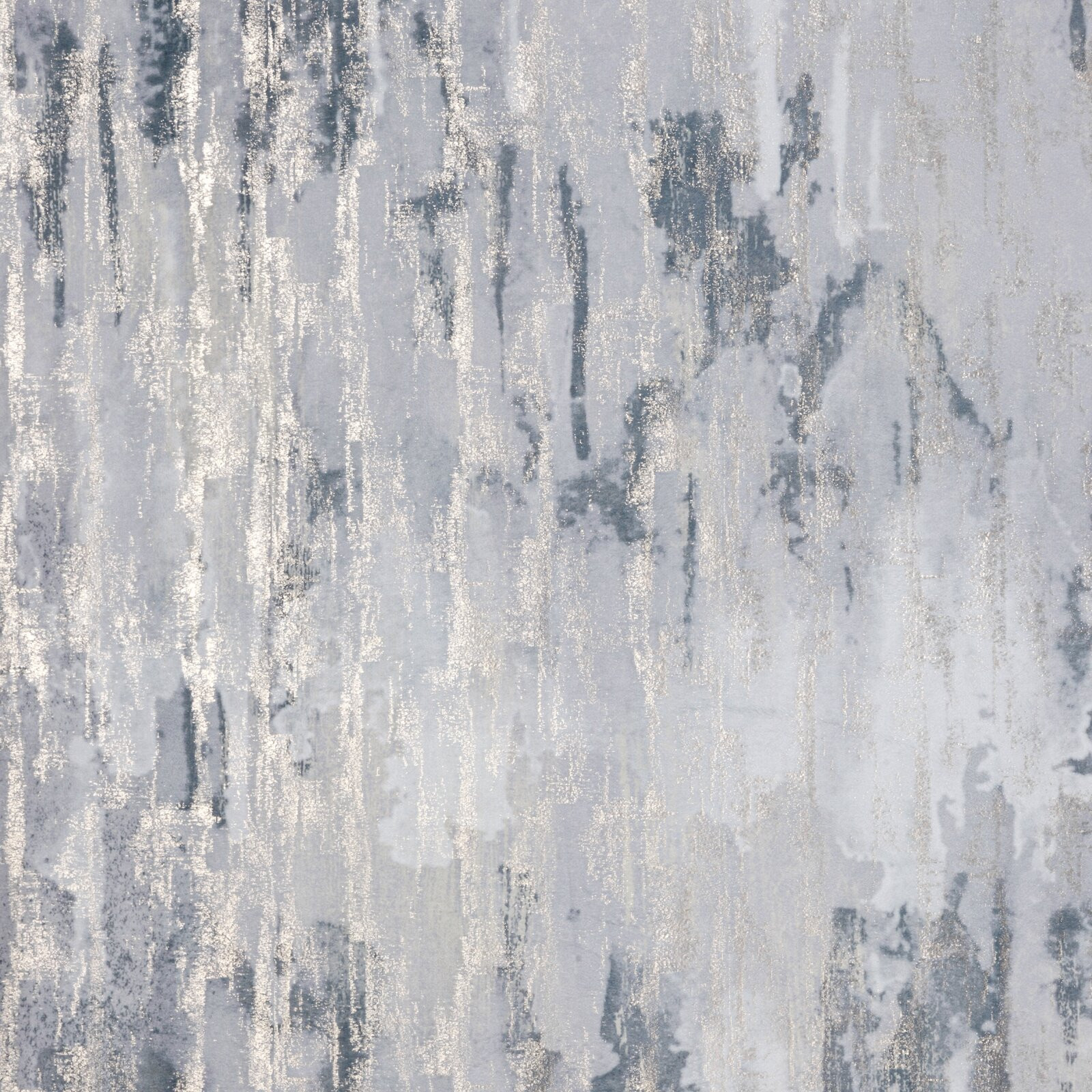 Hotový závěs TINA stříbrný - na pásce