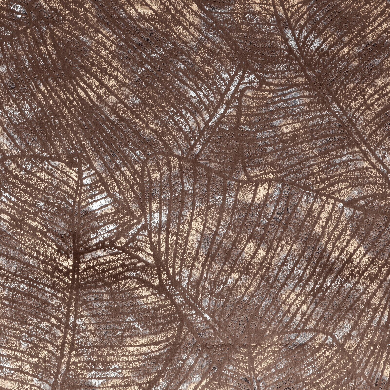 Hotový závěs TULIA hnědý - na pásce