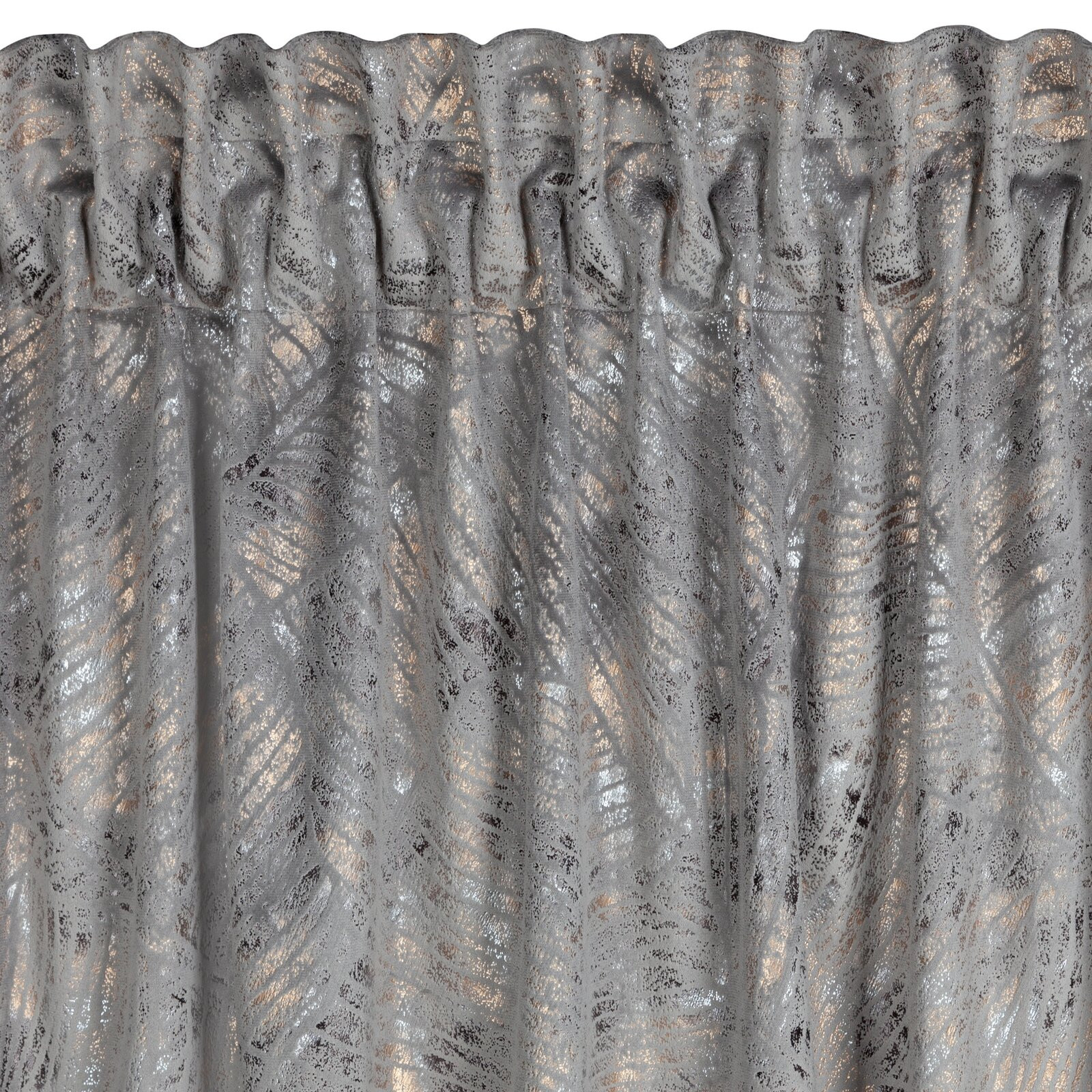 Hotový závěs TULIA ocelový - na pásce