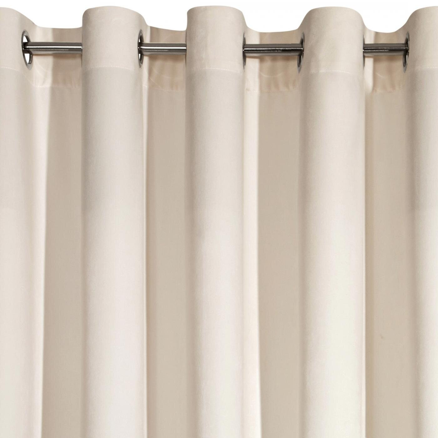 Hotový závěs VILLA světle béžový - na průchodkách