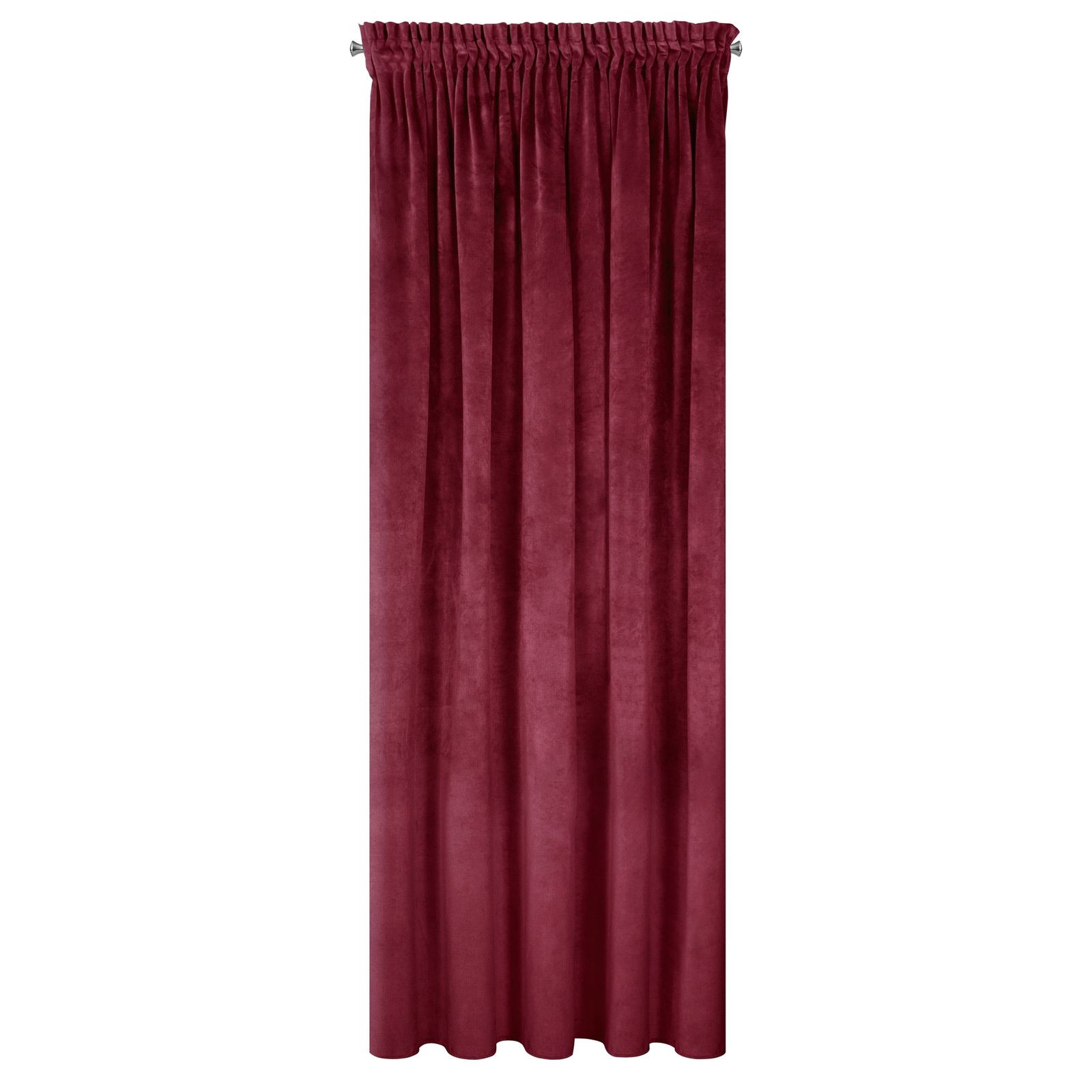 Hotový závěs VILLA bordový - na pásce