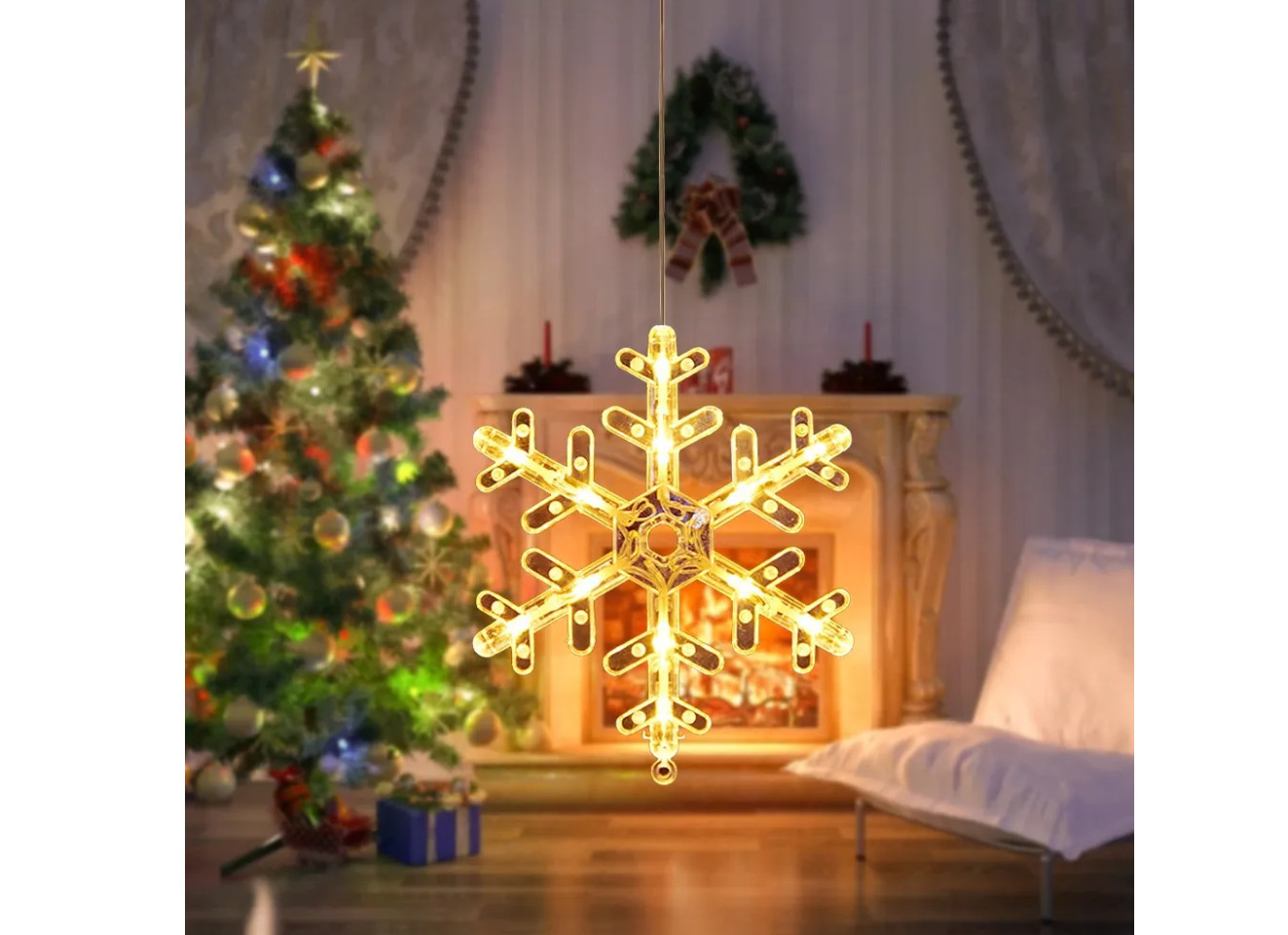 LED závěs CD004 s dálkovým ovládáním