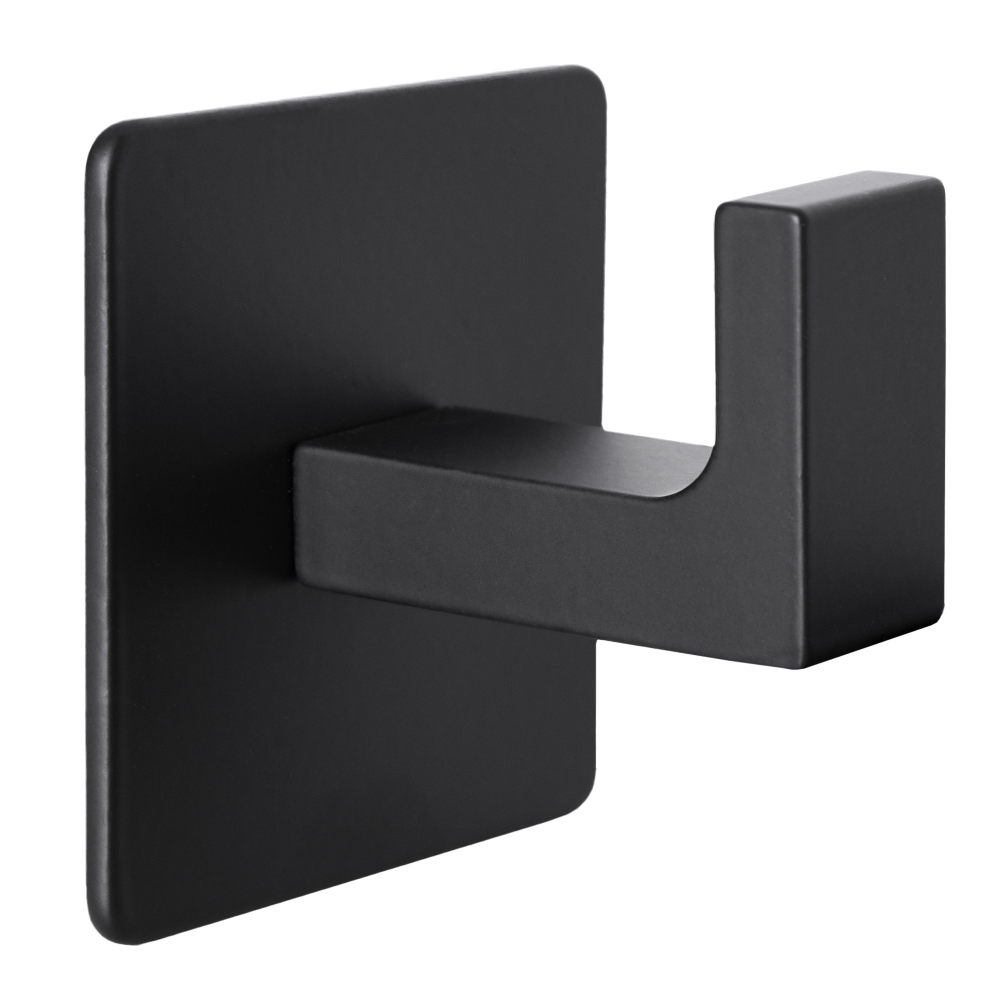 Sada dvou koupelnových věšáků KSANTI černá (2 ks)