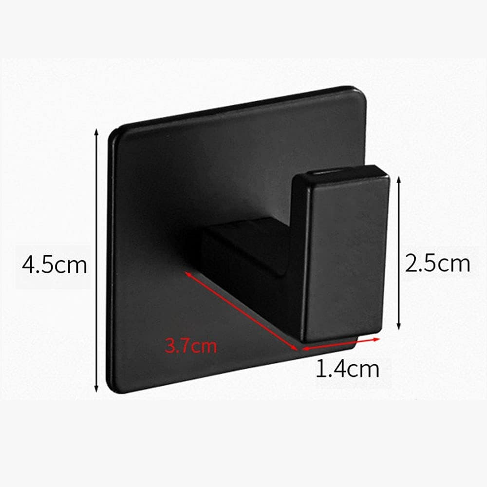 Sada dvou koupelnových věšáků KSANTI černá (2 ks)