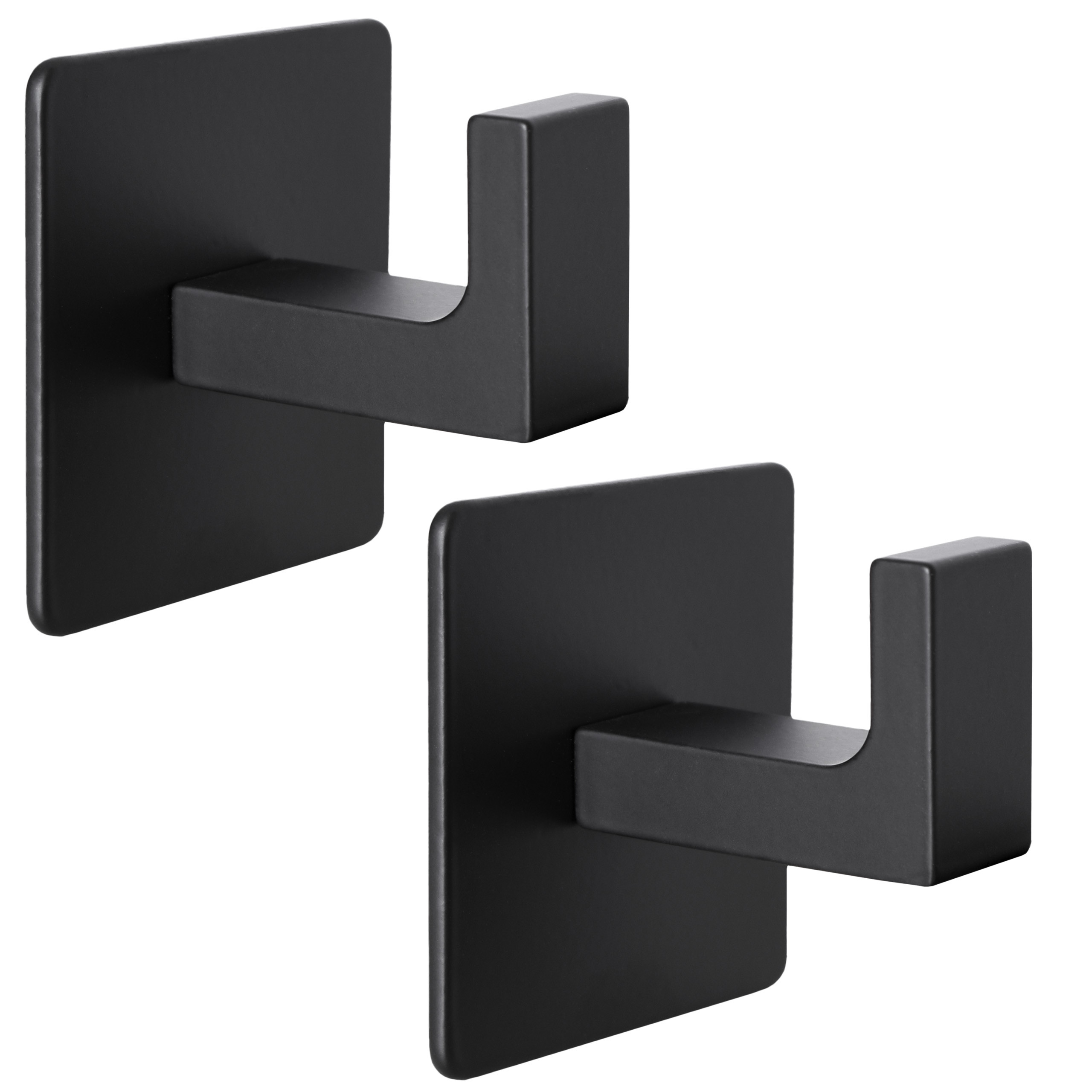 Sada dvou koupelnových věšáků KSANTI černá (2 ks)