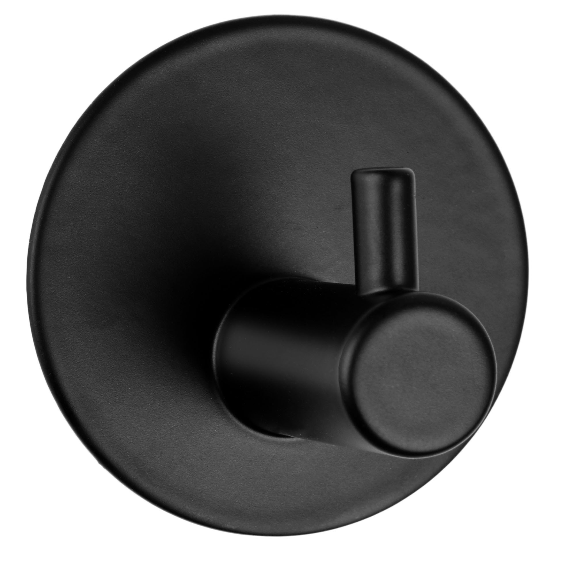 Sada čtyř koupelnových věšáků TAVAS černá (4 ks)