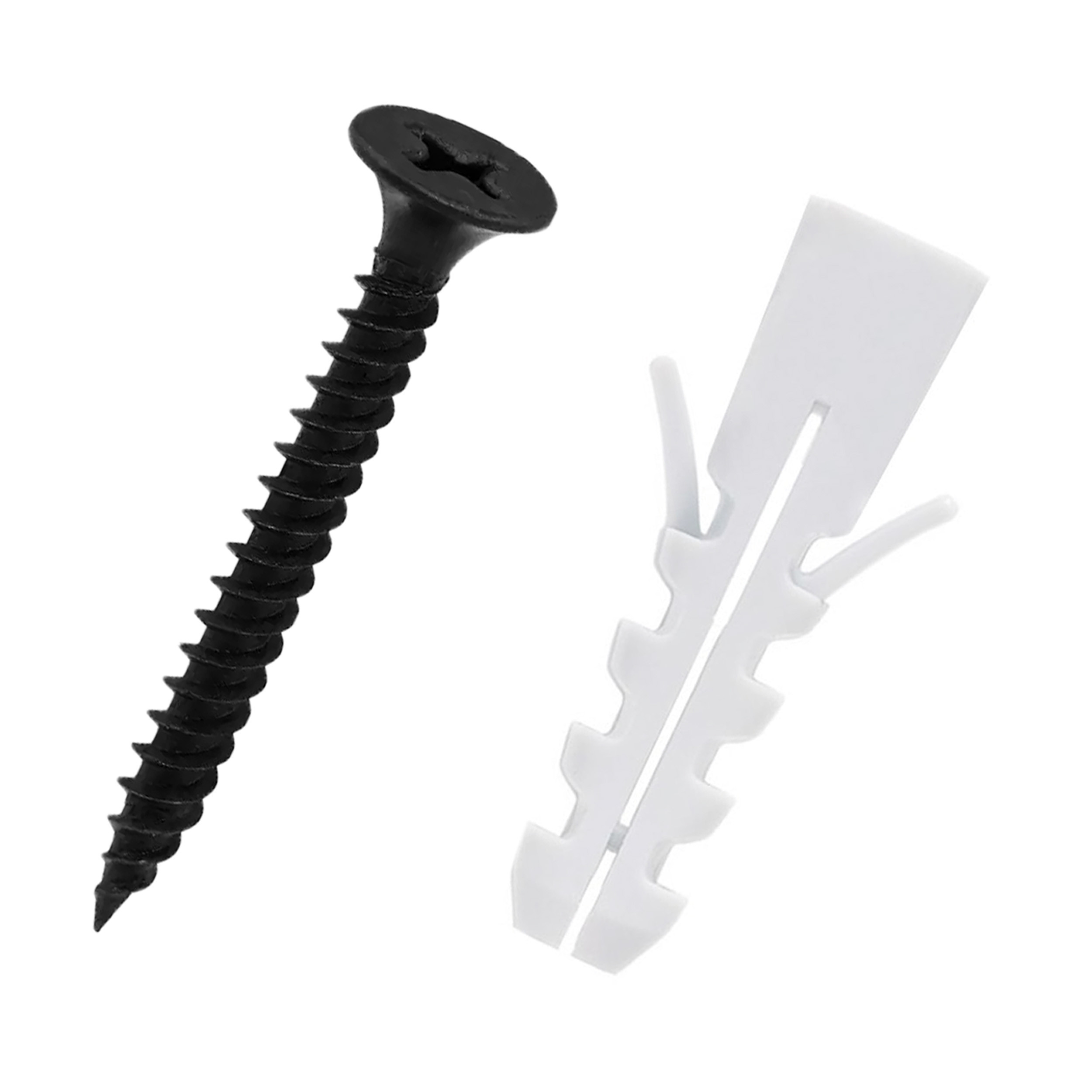 Sada pěti věšáků ABRIS černá (5 ks)