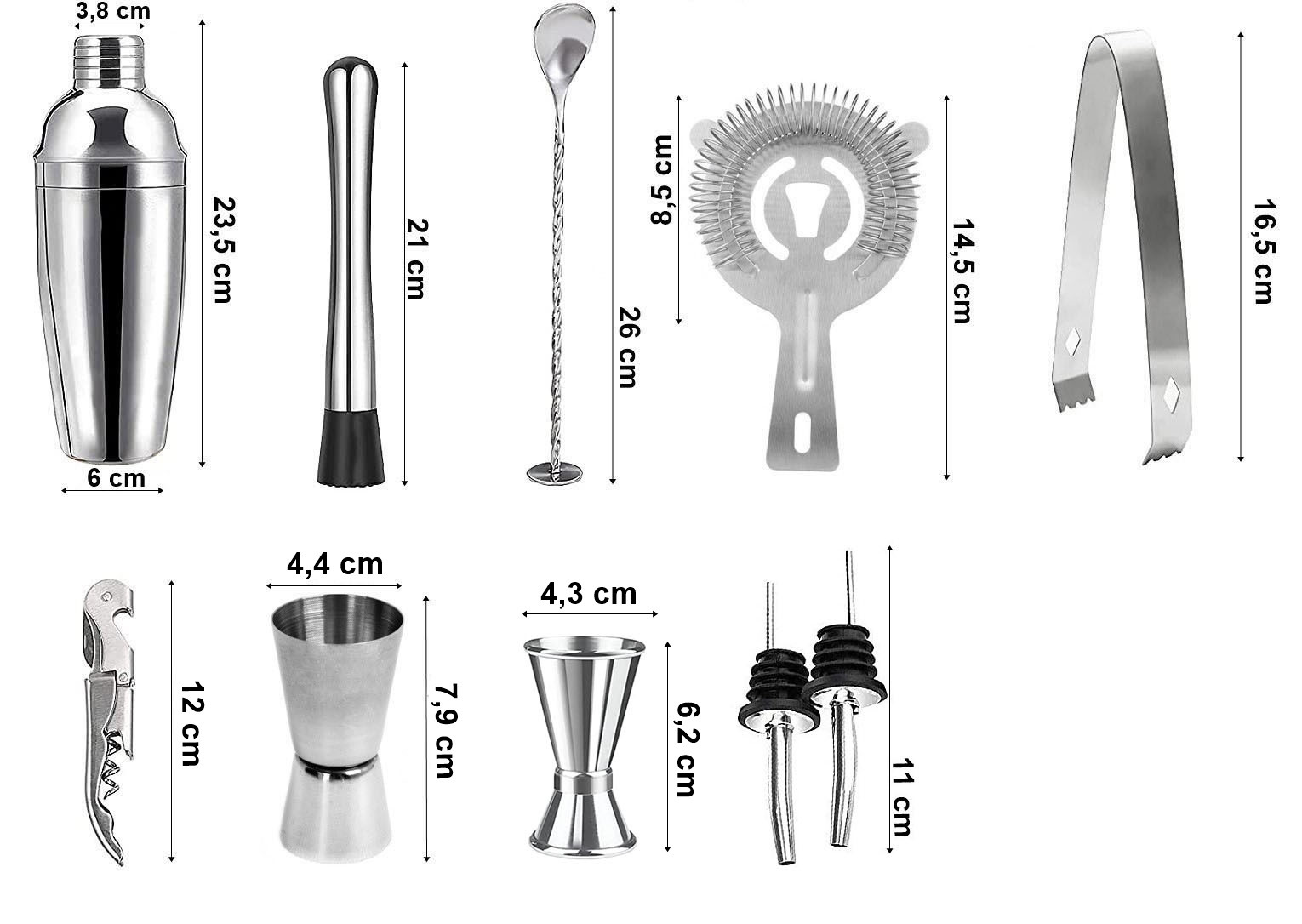 Koktejlový set LOGAN (11 ks)