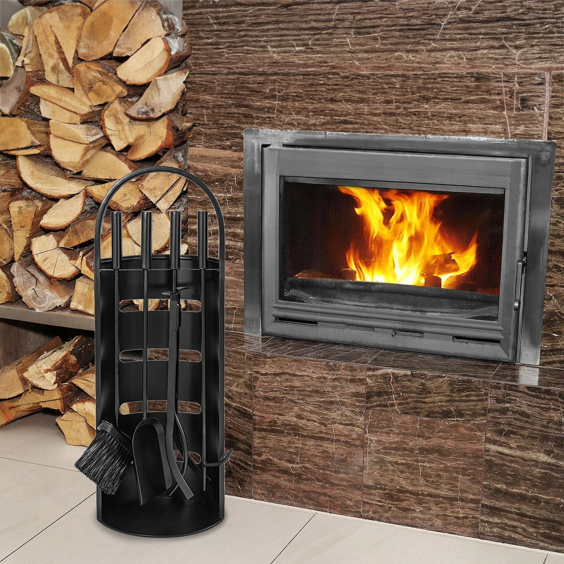 Sada s příslušenstvím ke krbu SEHIR