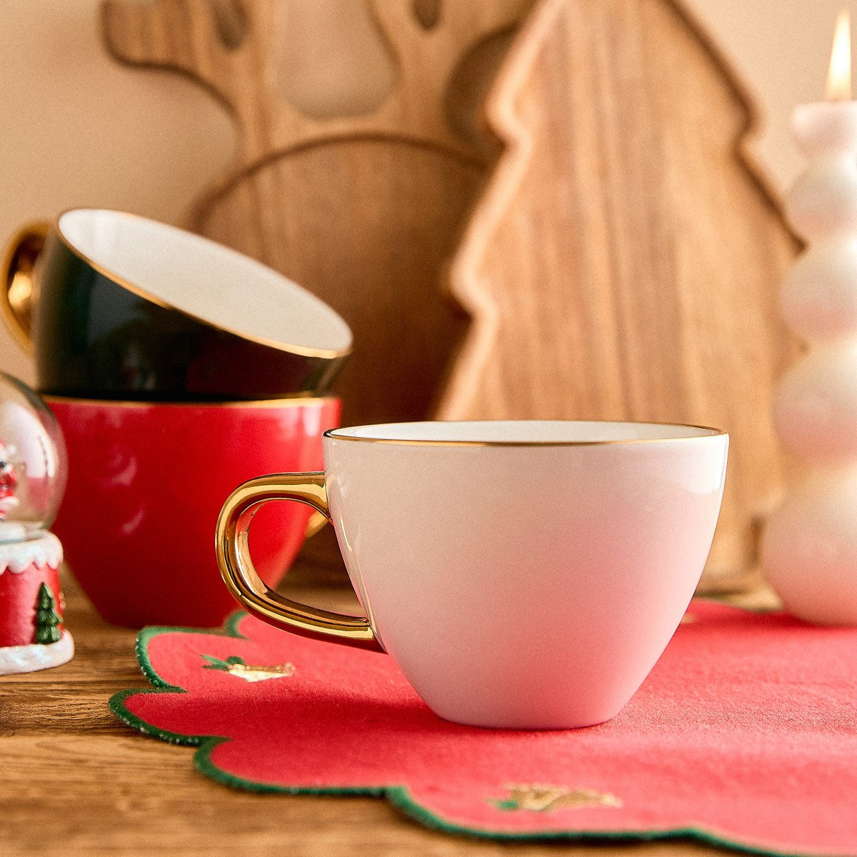 Sada dvou hrníčků LUNDI bílá 718618 350 ml