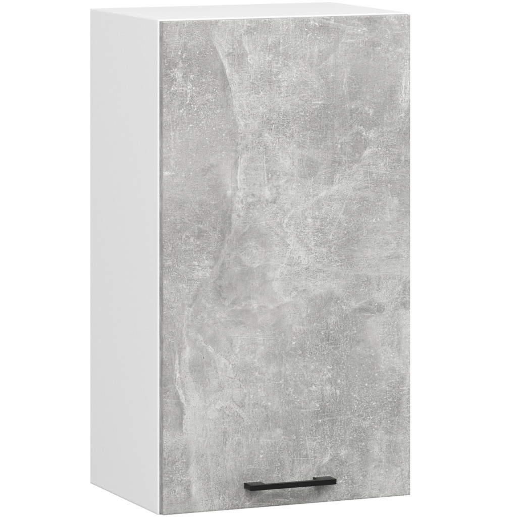 Kuchyňská linka OLIVIA V720 2.4 m s vitrínou beton
