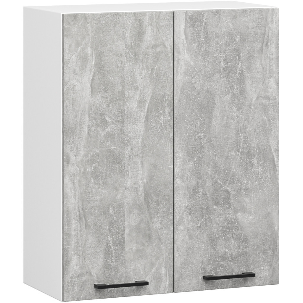 Kuchyňská linka OLIVIA V720 2.4 m s vitrínou beton