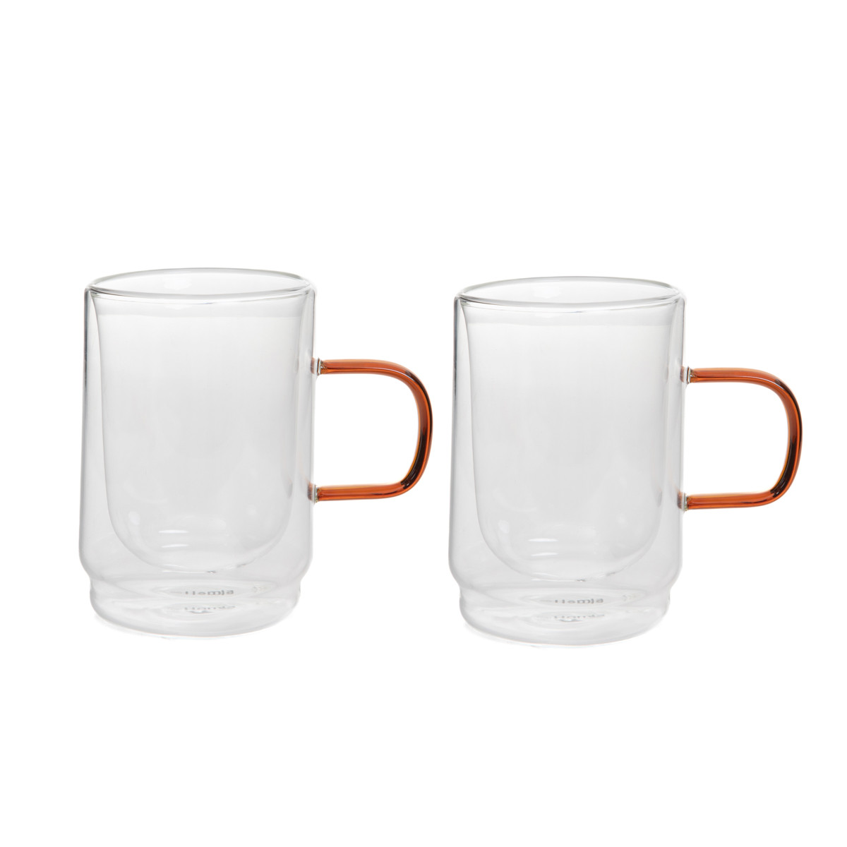 Sada dvou hrníčků CEMBRA RETRO s dvojitým dnem 888132 350 ml