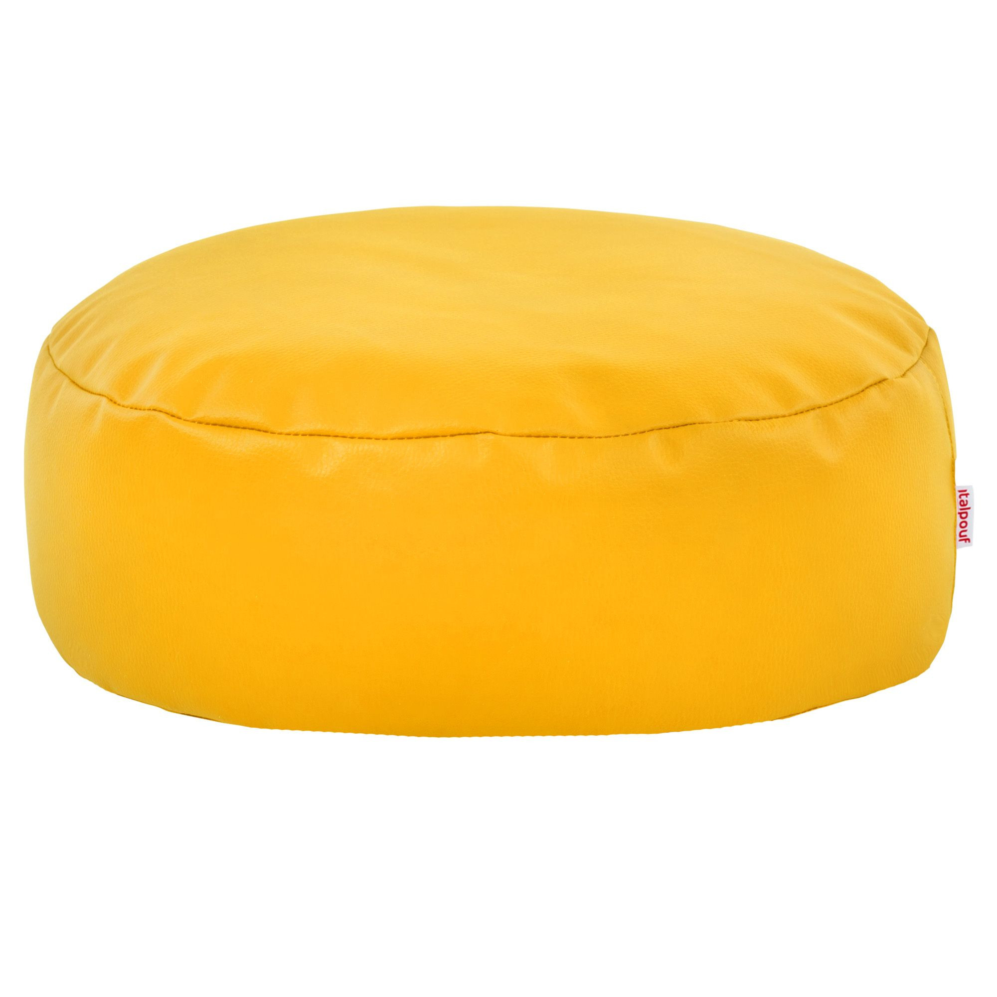 Podnožka žlutá ekokůže