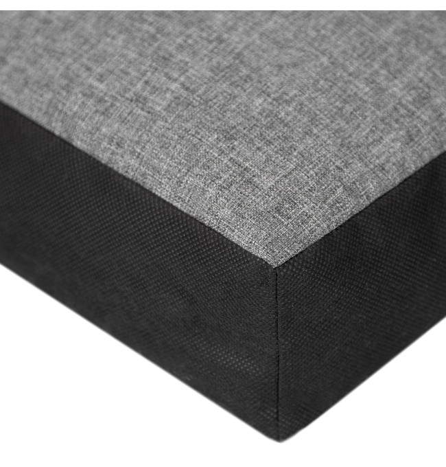 Matrace obdélníková L tmavě šedý ekolen