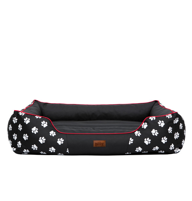 Pelíšek Prestige L černý, tlapky