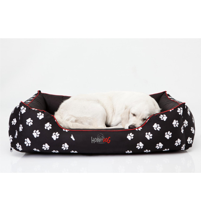 Pelíšek Prestige L černý, tlapky