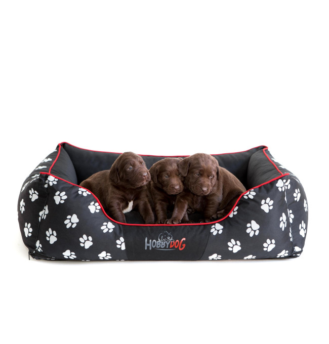 Pelíšek Prestige L černý, tlapky