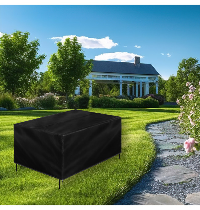 Ochranný kryt na zahradní nábytek - černý