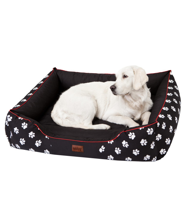 Pelíšek Prestige L černý, tlapky