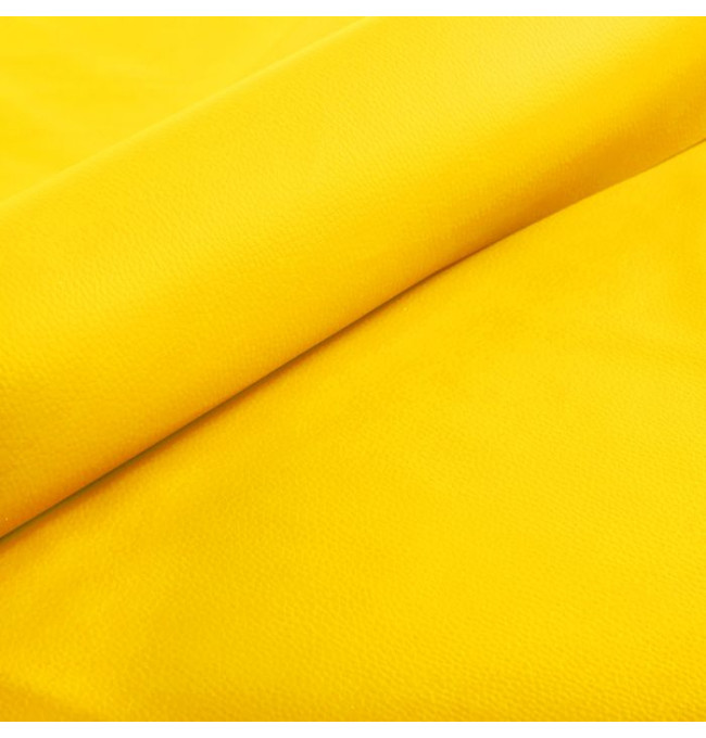 Taburetka CUBO ekokůže žlutá