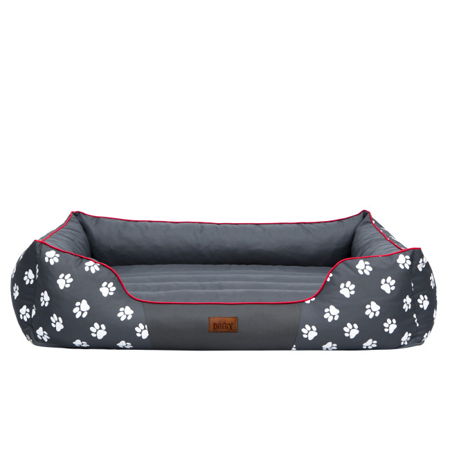 Pelíšek Prestige L šedý, tlapky